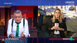 El Gran Wyoming y Andrea Ropero en 'El Intermedio'
