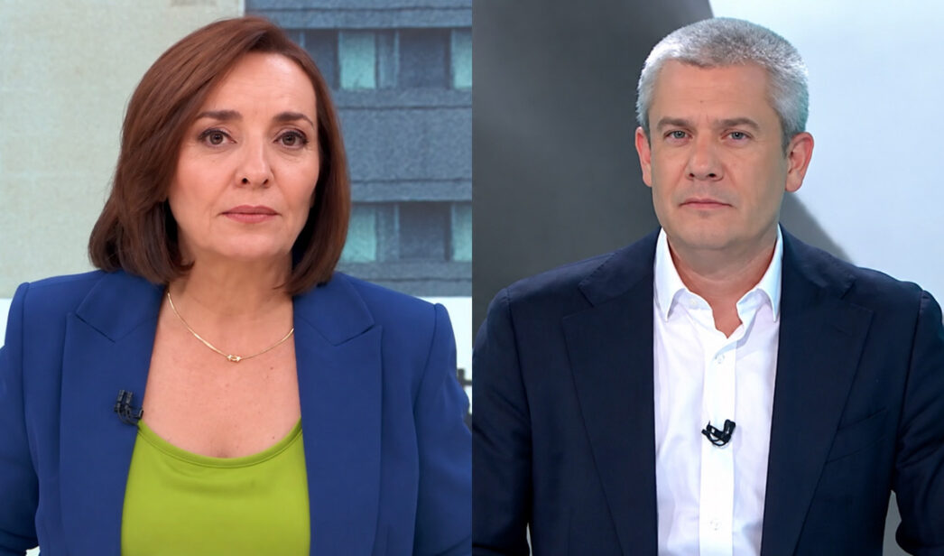 Pepa Bueno y Rodrigo Blázquez