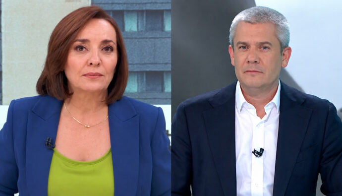Pepa Bueno y Rodrigo Blázquez