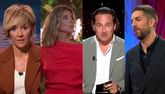 Cristina Pardo, Sandra Barneda, Iker Jiménez y David Broncano