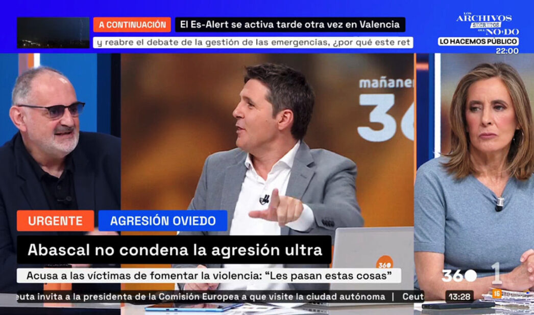 Jesús Cintora frena a Antón Losada en 'Mañaneros 360'
