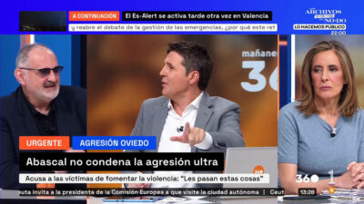 Jesús Cintora frena a Antón Losada en 'Mañaneros 360'