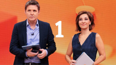 Jesús Cintora y Adela González en 'Mañaneros 360'