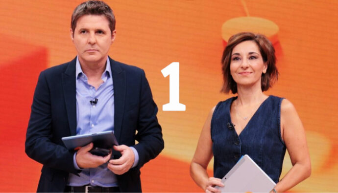 Jesús Cintora y Adela González en 'Mañaneros 360'