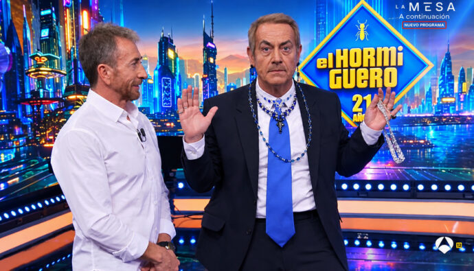 Pablo Motos y Carlos Latre en 'El Hormiguero'