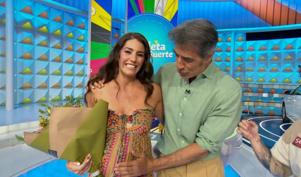 Laura Moure y Jorge Fernández en 'La ruleta de la suerte'