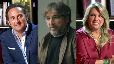 Iker Jiménez, Jordi Évole y Carmen Porter