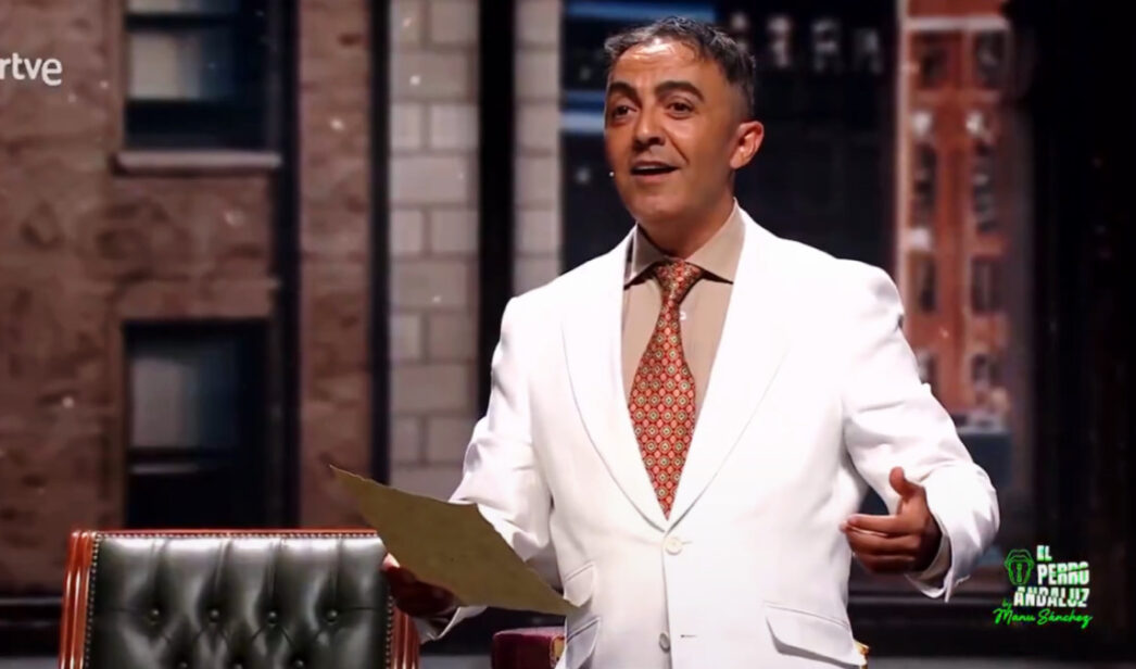 Ángel Ruiz interpretando a Lorca en 'El perro andaluz'