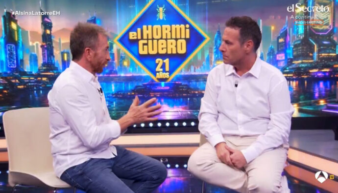 Pablo Motos y Carlos Latre en 'El Hormiguero'