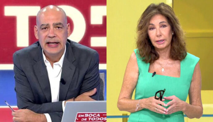 Nacho Abad y Ana Rosa Quintana