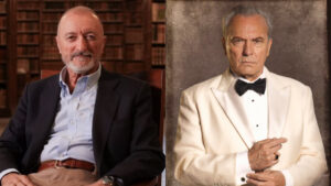 Arturo Pérez-Reverte y José Coronado en 'El problema final'