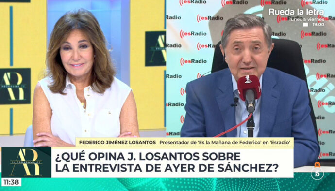 Ana Rosa Quintana y Federico Jiménez Losantos