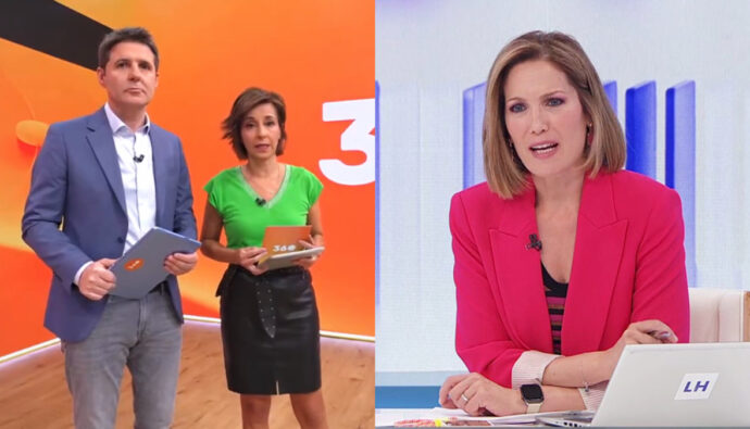 Jesús Cintora, Adela González y Silvia Intxaurrondo