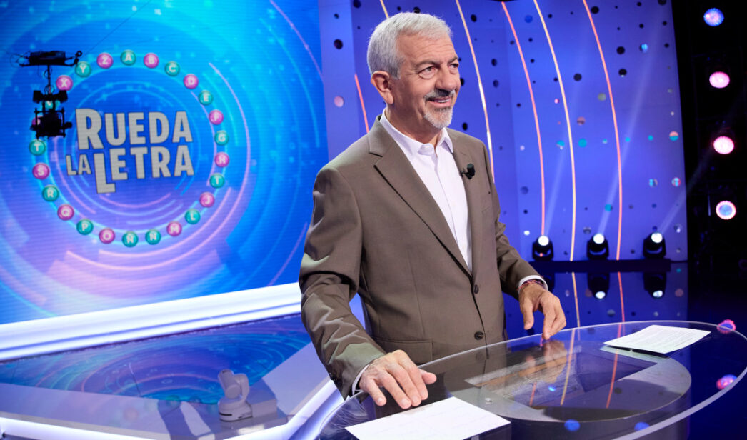 Carlos Sobera en el plató de 'Rueda la Letra'