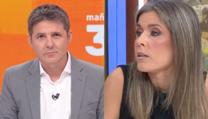 Jesús Cintora y Elena Salamanca en 'Mañaneros 360'