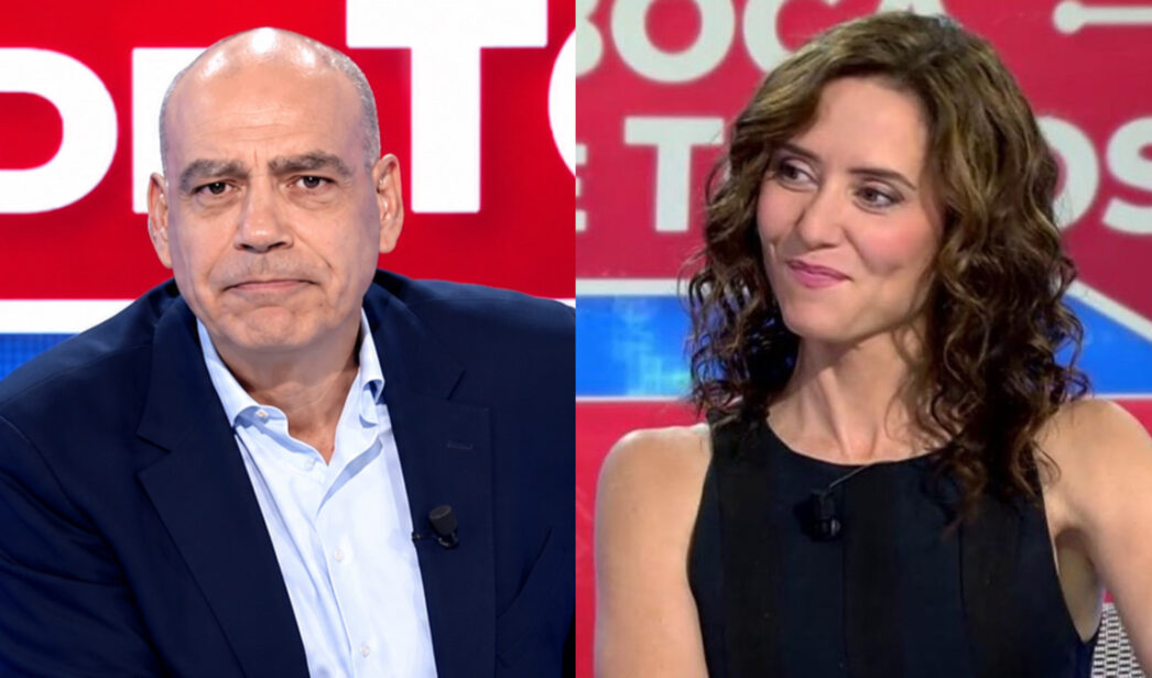 Nacho Abad e Isabel Díaz Ayuso