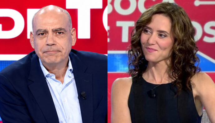 Nacho Abad e Isabel Díaz Ayuso