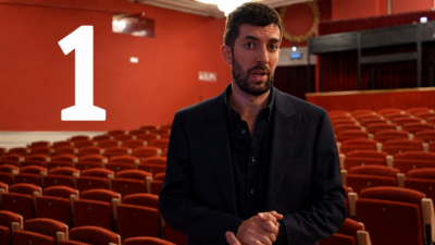 David Broncano promocionando la nueva temporada de 'La Revuelta'