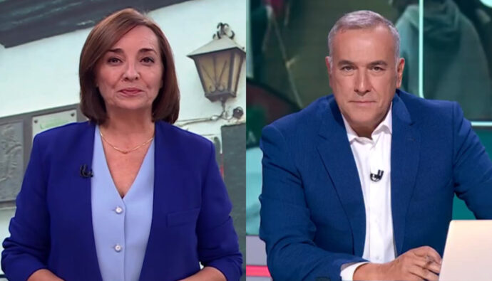 Pepa Bueno y Xabier Fortes