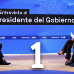 Jesús Cintora y Esther Palomera con Pedro Sánchez