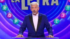 Carlos Sobera, en el estreno de 'Rueda la Letra'