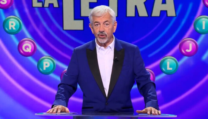 Carlos Sobera, en el estreno de 'Rueda la Letra'