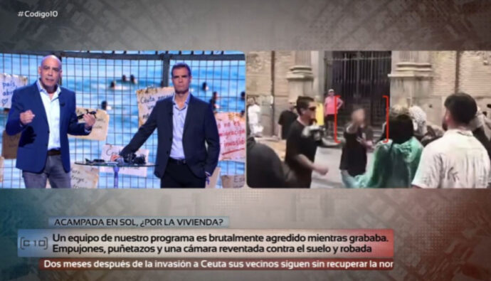 Nacho Abad y David Alemán en 'Código 10'