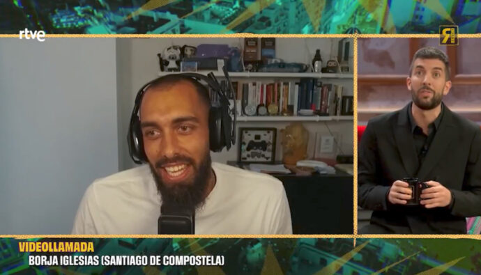 Borja Iglesias en 'La Revuelta'