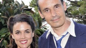 Adriana Ugarte con Francesc Garrido.