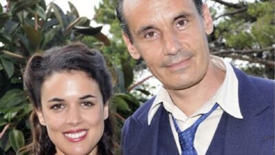 Adriana Ugarte con Francesc Garrido.