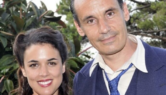 Adriana Ugarte con Francesc Garrido.