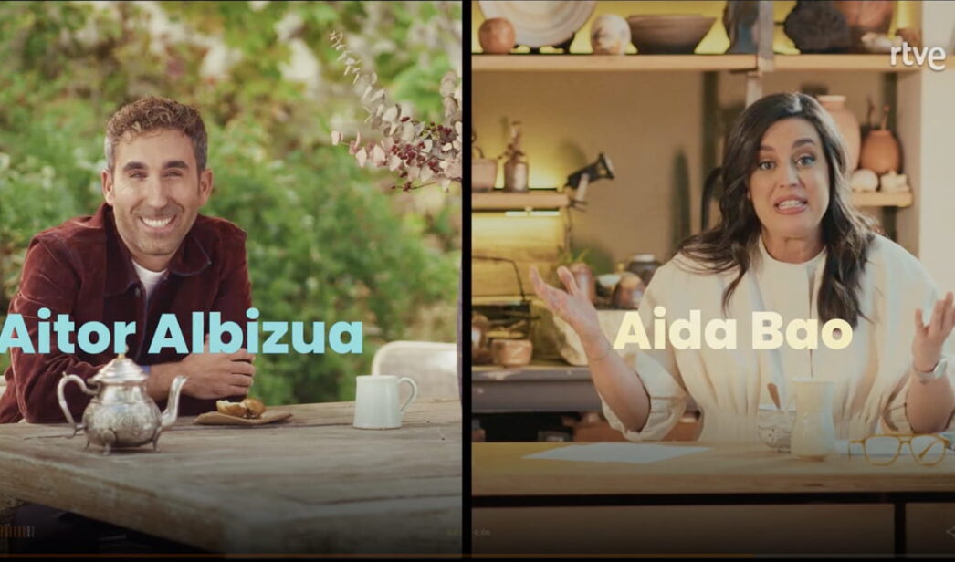 Aitor Albizua y Aida Bao, presentadores de 'Cosas nuestras'