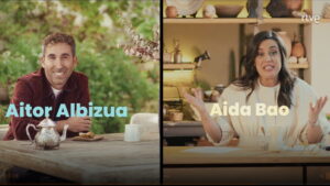 Aitor Albizua y Aida Bao, presentadores de 'Cosas nuestras'
