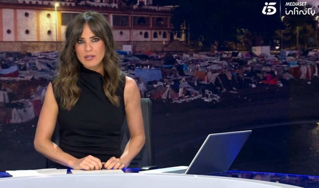 Carmen Corazzini en 'Informativos Telecinco'.