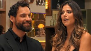 Cristian y Lidia en 'First Dates'.