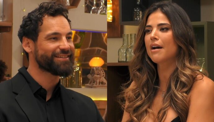 Cristian y Lidia en 'First Dates'.