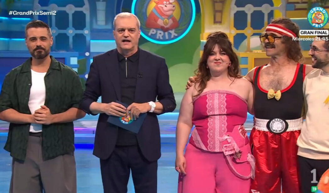 Gorka Rodríguez, Ramón García, LalaChus y Wilbur en 'El Grand Prix'