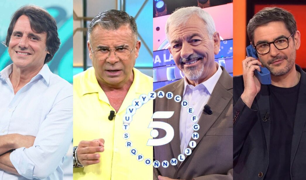 Ion Aramendi, Jorge Javier Vázquez, Carlos Sobera y Juanra Bonet