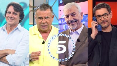 Ion Aramendi, Jorge Javier Vázquez, Carlos Sobera y Juanra Bonet