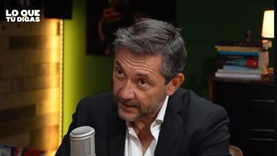 Javier Ruiz en el pódcast 'Lo que tú digas'.