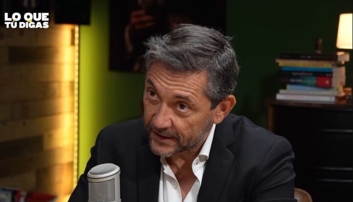 Javier Ruiz en el pódcast 'Lo que tú digas'.