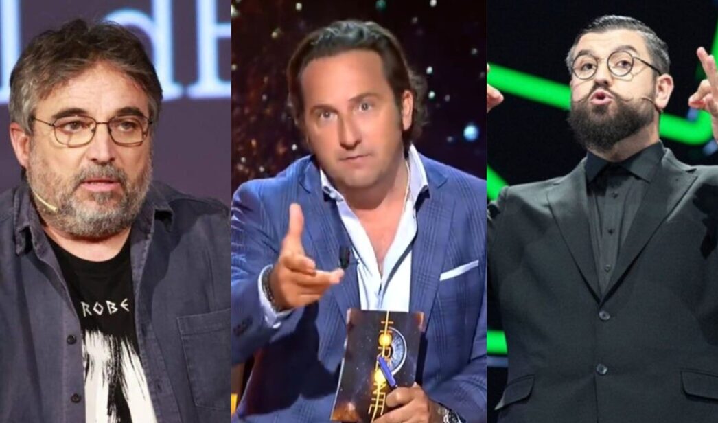 Jordi Évole, Iker Jiménez y Manu Sánchez.
