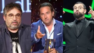 Jordi Évole, Iker Jiménez y Manu Sánchez.