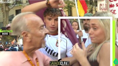Una reportera de La Sexta agredida.