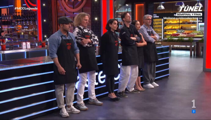 Los delantales negros de 'MasterChef Celebrity Legends'
