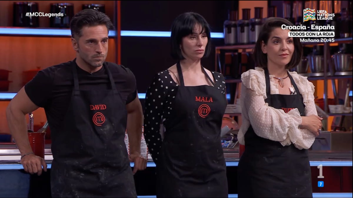 David Bustamante, Mala Rodríguez y Ruth Lorenzo en 'MasterChef Celebrity Legends'
