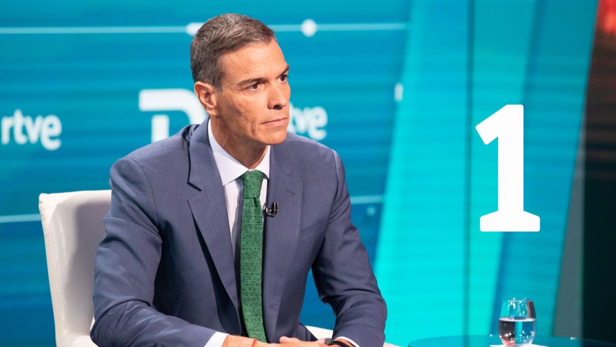 RTVE cierra la primera entrevista del curso de Pedro Sánchez en TV, con Jesús Cintora y Esther Palomera como presentadores