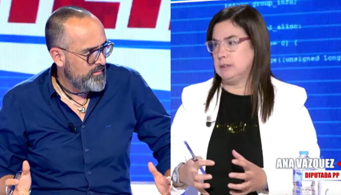 Risto Mejide y Ana Vázquez en 'Todo es mentira'