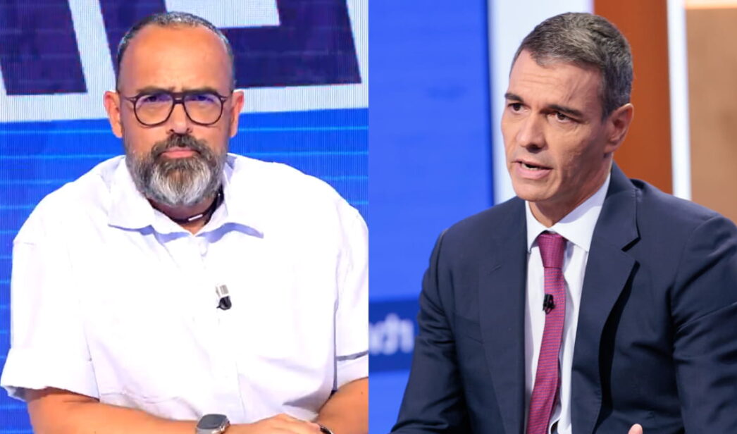 Risto Mejide y Pedro Sánchez