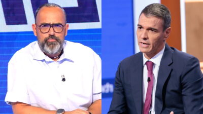Risto Mejide y Pedro Sánchez